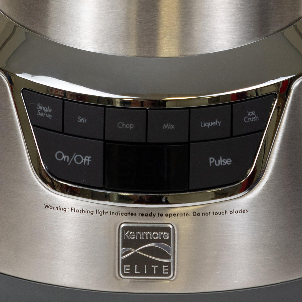Kenmore KKEB1.3HSS Elite 1.3 HP 64 oz Blender With SingleServe