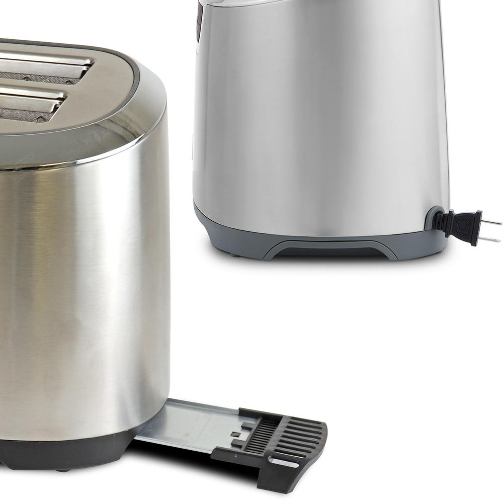 Kenmore KKELST4SS Elite 4-Slice Long Slot Toaster Silver Stainless ...