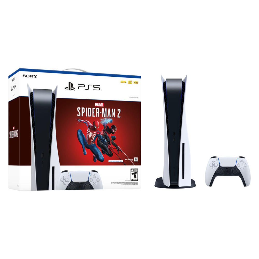 Sony PlayStation 5 Console - Marvel's Spider-Man 2 Bundle - White