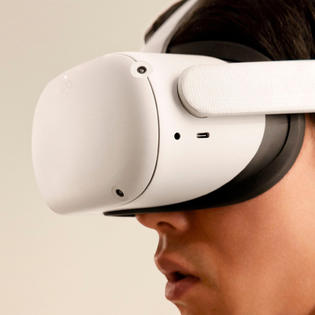 Meta Quest 2 128GB Advanced All-In-One VR Headset - White
