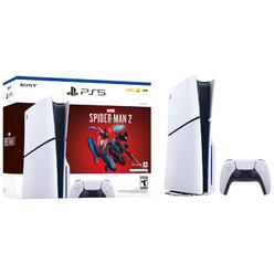 Sony - PlayStation 5 Console ? Marvel's Spider-Man 2 Bundle (Full Game Download Included) - White