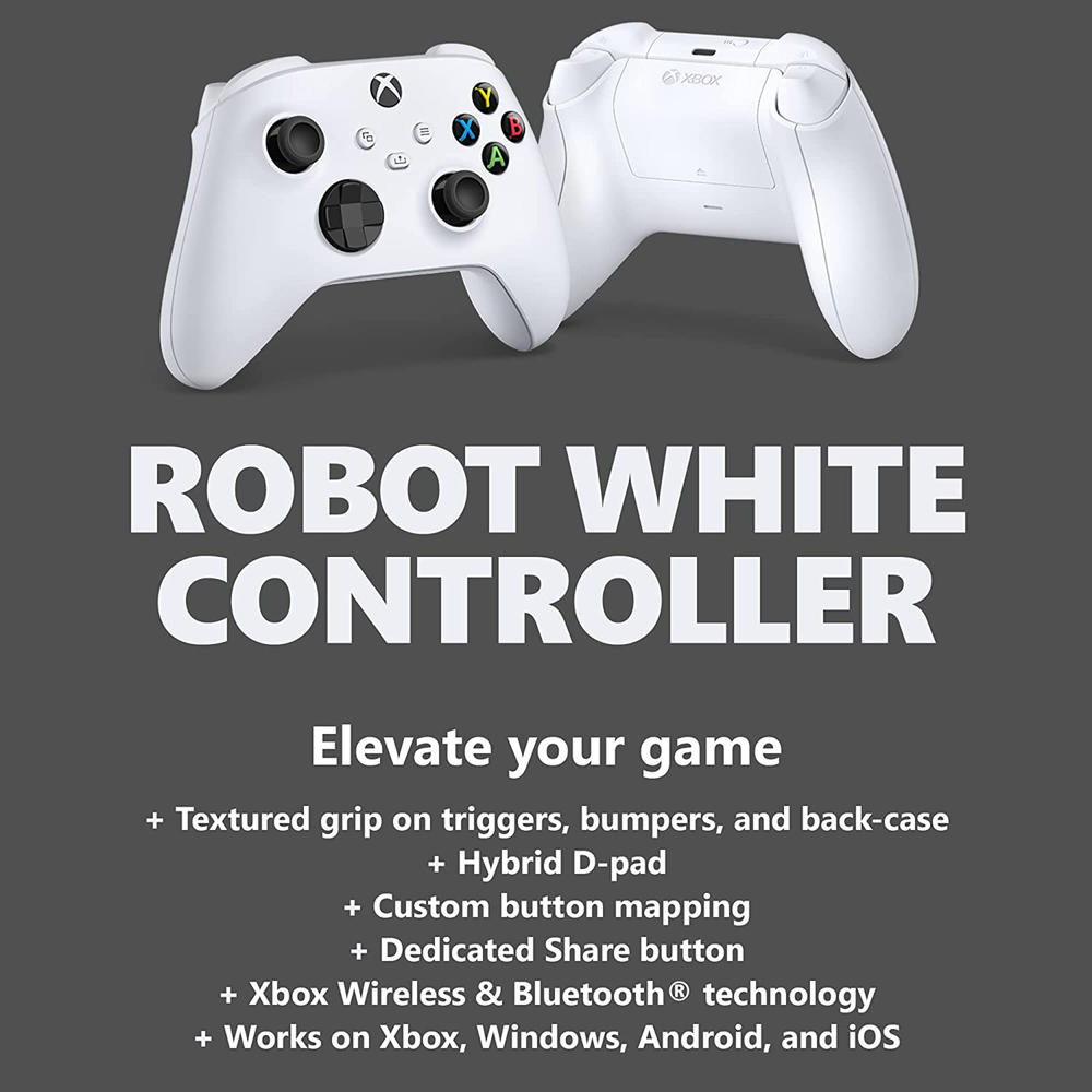 Microsoft XBox Series Wireless Controller - Robot White