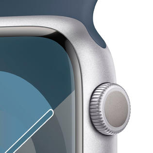 Apple MR9D3LL/A Watch Series 9 GPS 45mm Silver Aluminum Case