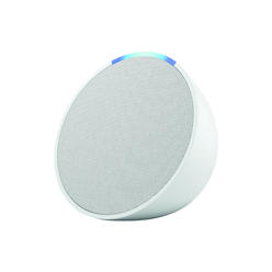 Amazon Echo Pop (1st Generation) Smart Speaker with Alexa - Glacier White