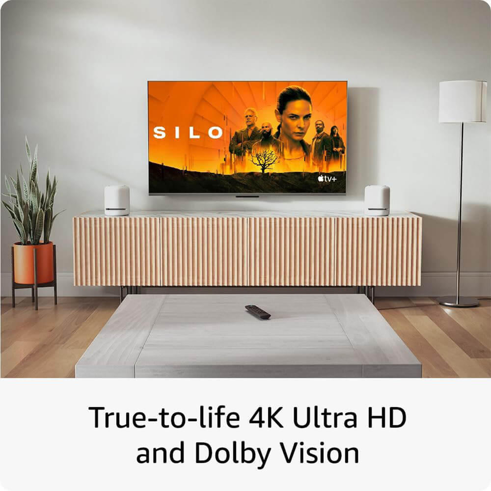 Amazon B0BP9MDCQZ Fire TV Stick 4K Streaming Device w/ Wi-Fi 6, Dolby Vision/Atmos, free & live TV - Black