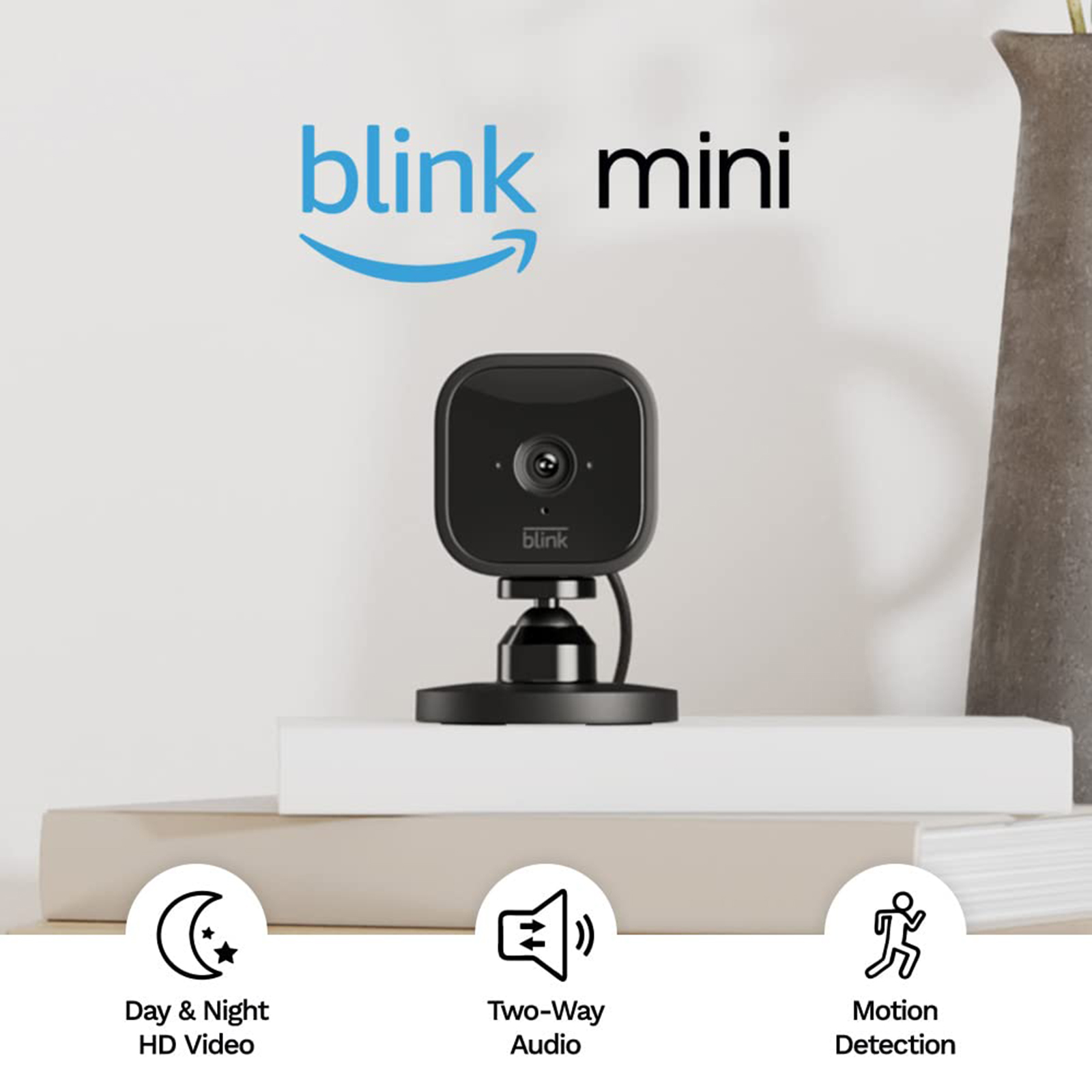 WiFi Security Camera Indoor With AI Motion Detection & 2-Way Audio - Home Monitoring Camera