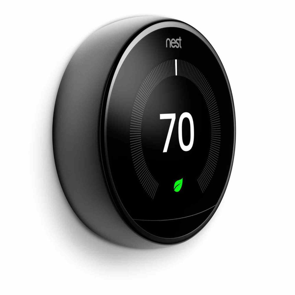 GOOGLE T3018US Nest - Learning Thermostat (3rd Generation) - Mirror Black