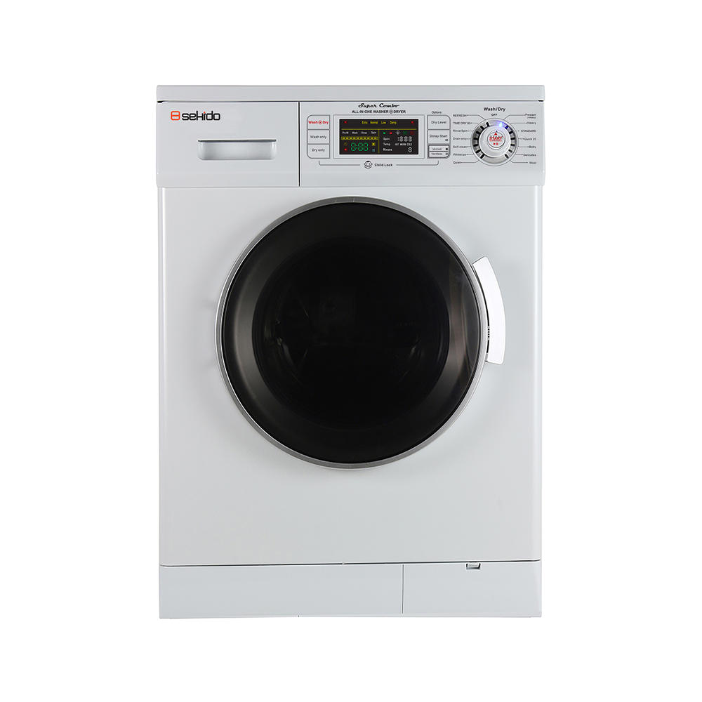 Sekido SK4400NWHITE  All-in-One 13 lbs Compact Combination Washer/Dryer 110 Volts in White