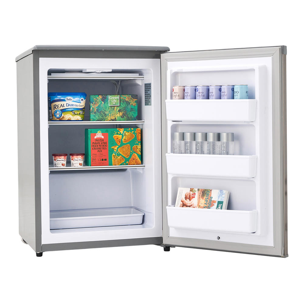Equator Advanced Appliances FR430S FR 430 S ConServ 4.3cu.ft Upright Freezer with Reversible Door - Stainless