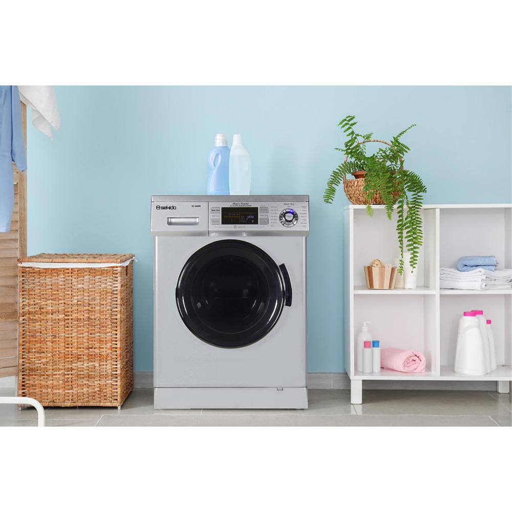 Sekido SK4400NSILVER 13lb. All-in-One Compact Combination Washer/Dryer - White
