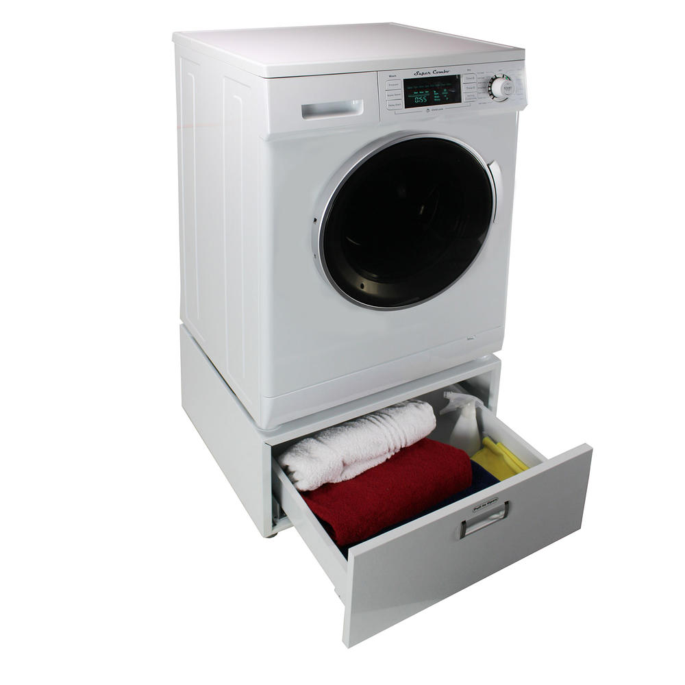 Equator Advanced Appliances EZ4400N-Pedestal-White EZ 4400 N + Pedestal White New Version Compact Combination Washer & Dryer in 