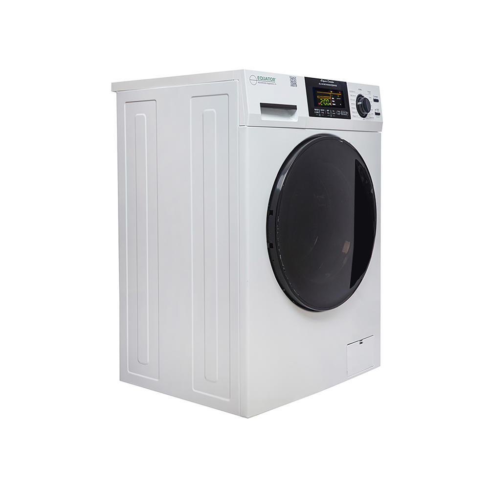 Equator Advanced Appliances EZ4600 W Equator Pet Compact 110V Vented/Ventless 15 lbs Sani Combo Washer Dryer 1400 RPM(White)