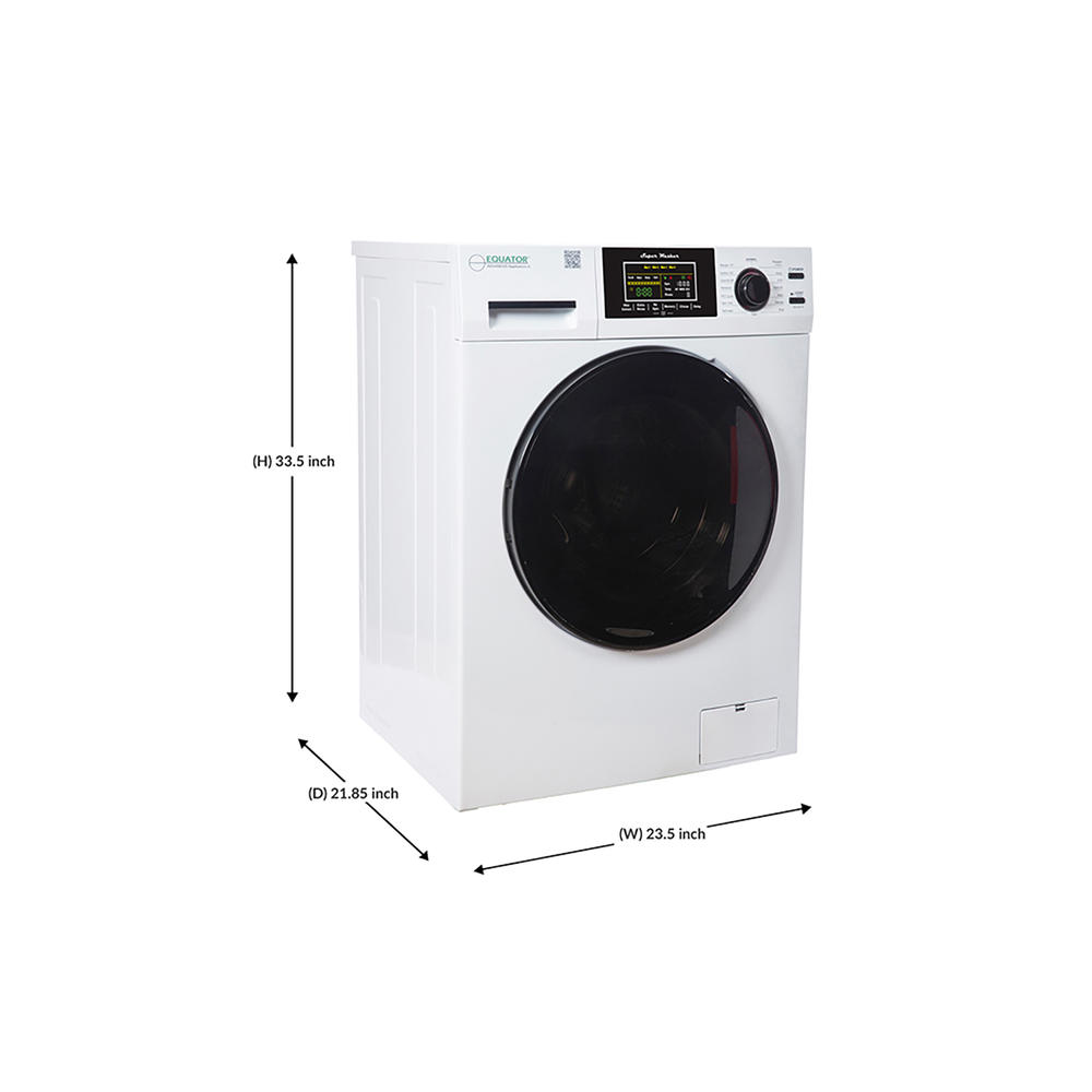 Equator 826W  Touch Pet 15 lbs Compact 110V Sani Digital Washer 1400 RPM 16 Programs