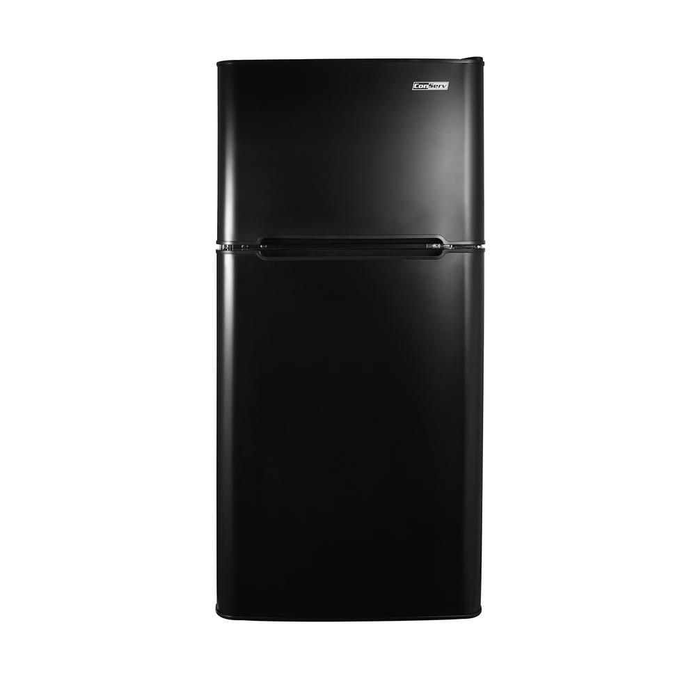 Equator CRF450B ConServ 4.5cu.ft 2 Door Mini Freestanding Refrigerator with Freezer in Black