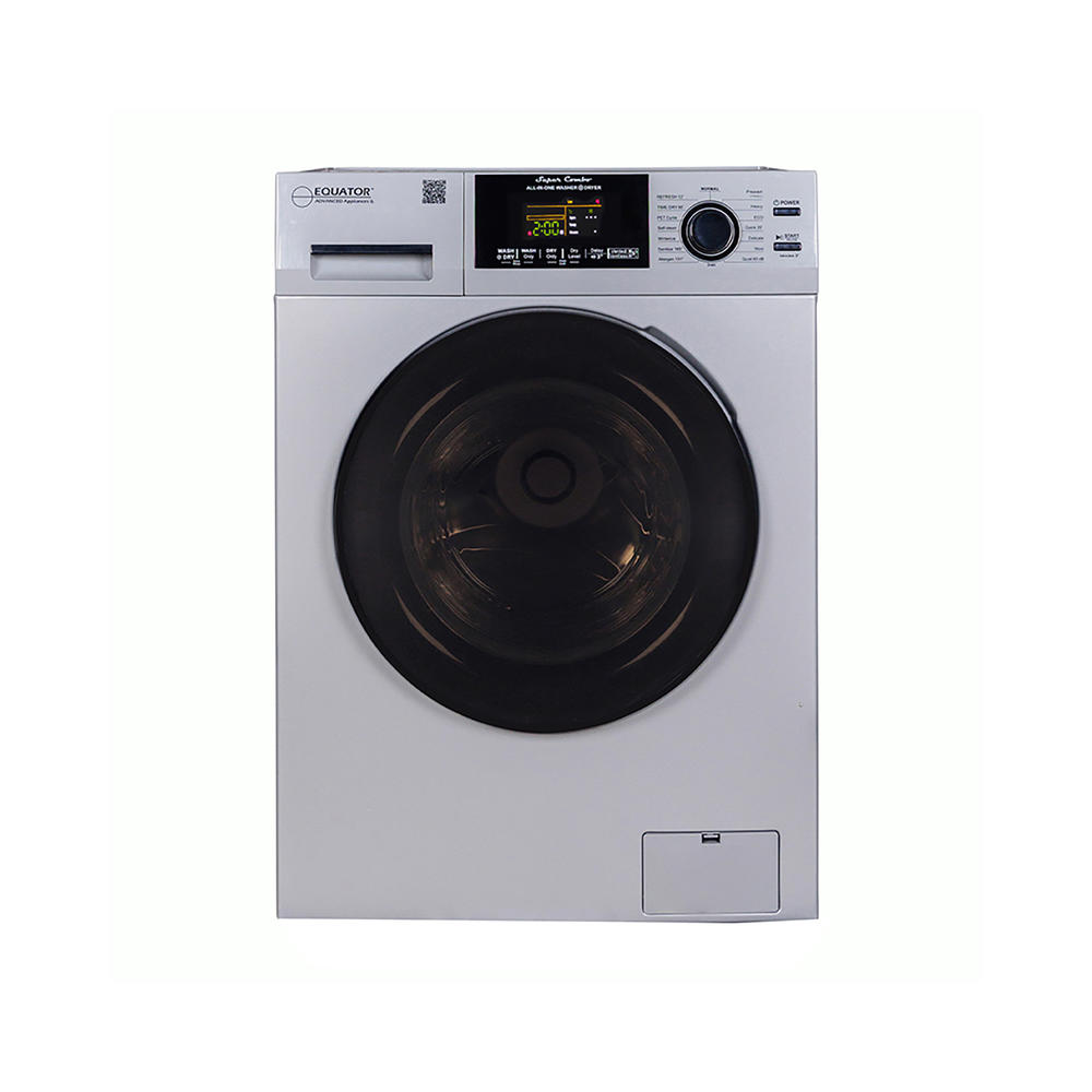 Equator Advanced Appliances 4600S 4600 S Equator 1.62 cu.ft./15 lbs All in One Combo Washer Dryer with Pet Cycle in Silver