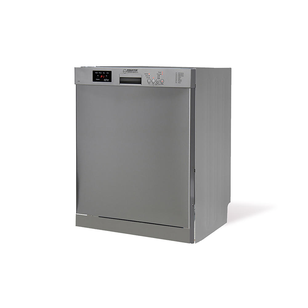 Equator Advanced Appliances SB82 24" Built in 14 place Dishwasher in White/Black/Stainless