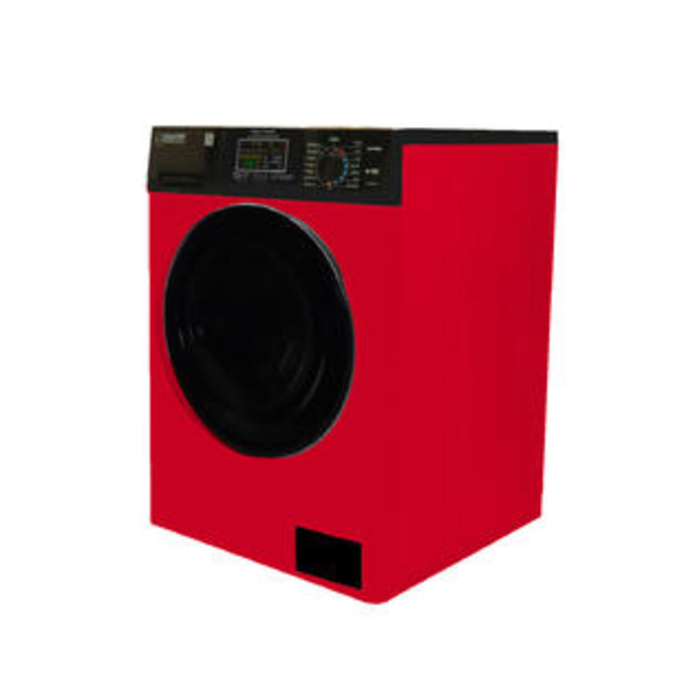 Equator Advanced Appliances EZ5500CV RB Digital Compact Vented/Ventless 18lb Combo Washer Dryer - Red Black