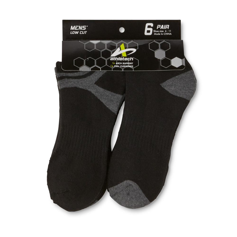 Athletech Men's 6-Pairs Low-Cut Athletic Socks