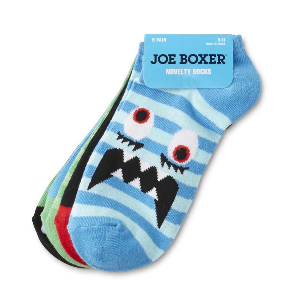 Joe Boxer Boys' 6-Pairs Crew Socks - Sharks