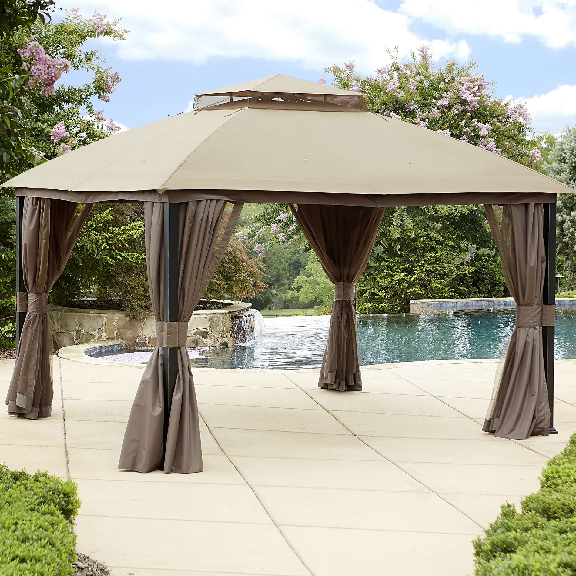 Garden Oasis Privacy Gazebo Replacement Canopy Sears
