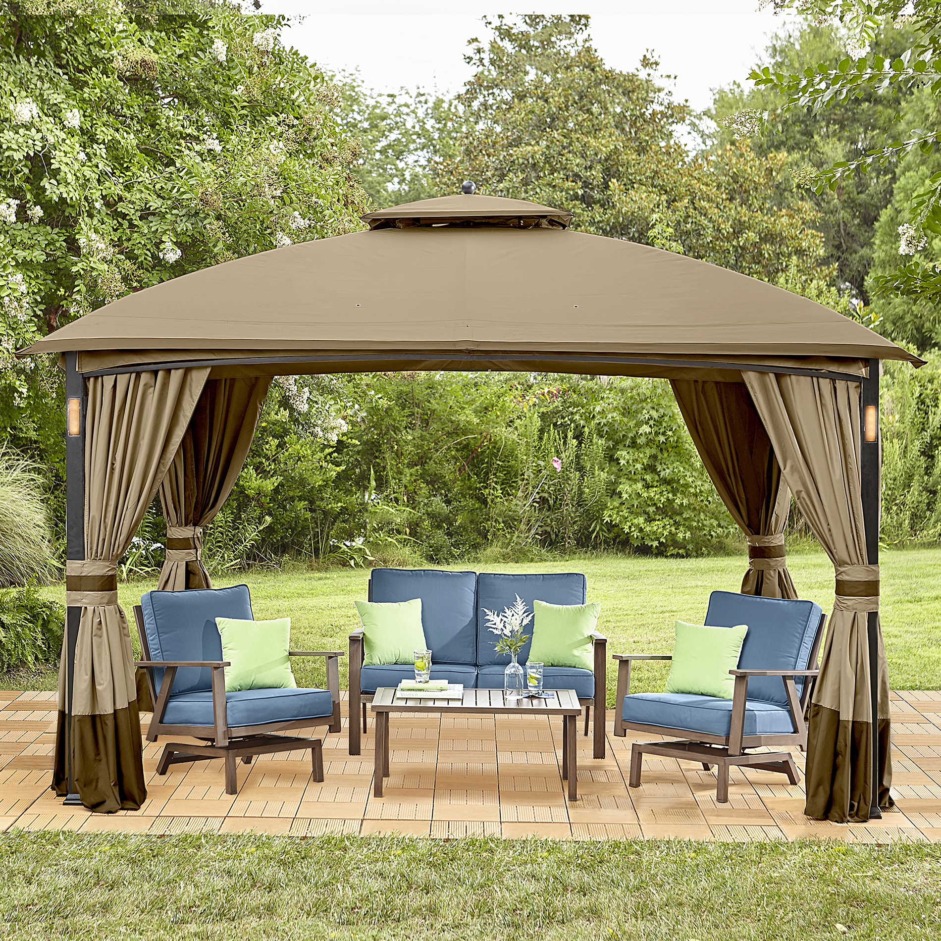 Garden Oasis Moorehead music and lighted gazebo with Garden Oasis Moorehead music and lighted gazebo with