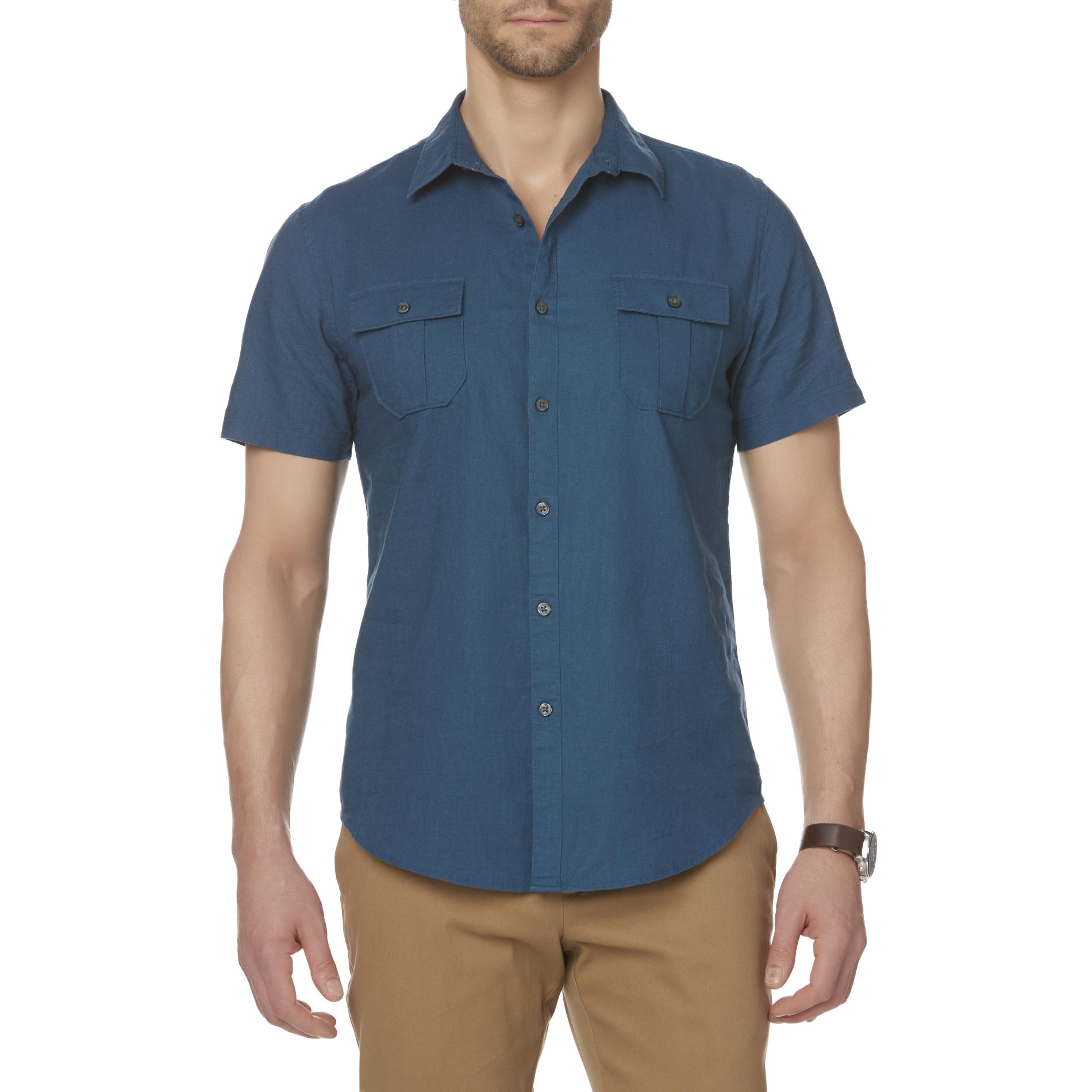 Structure Young Men's Button-Front Shirt
