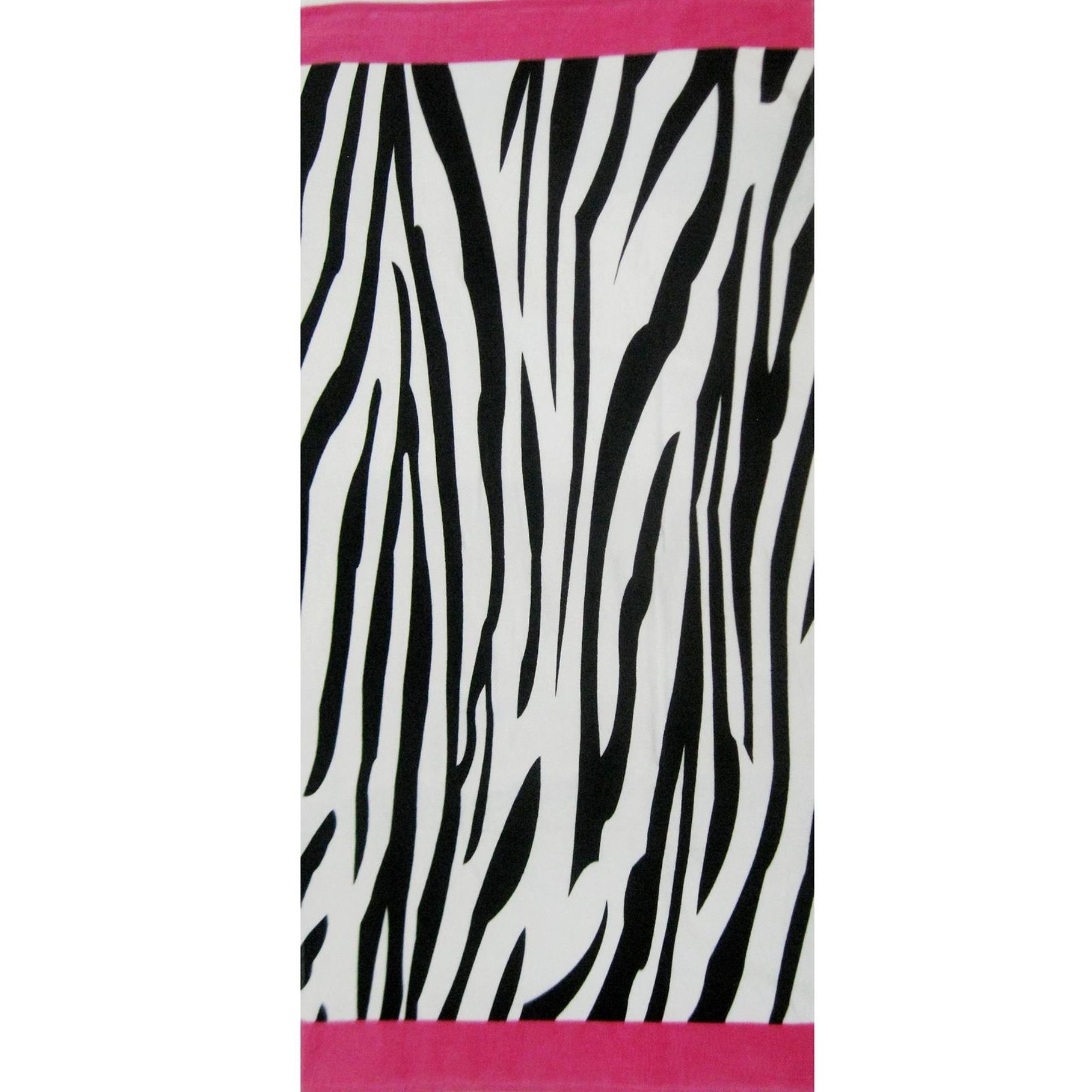 Beach Towel - Zebra Print