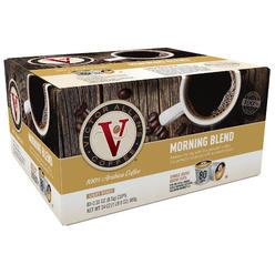 Victor Allens Victor Allen s coffee K cups Single Serve Light Roast coffee Keurig 2 Brewer compatible, Morning Blend, 80 count (Pack of 1)