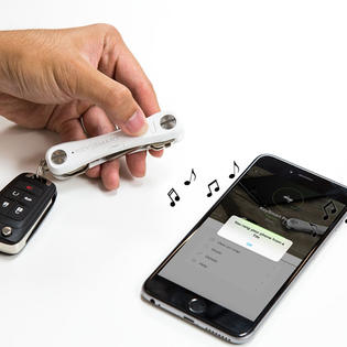 KeySmart KS411R-WHITE Pro Compact Key Organizer w/Tile ...