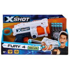 Zuru XShot Excel Fury 4 Foam Dart Blaster (8 Darts) by Zuru