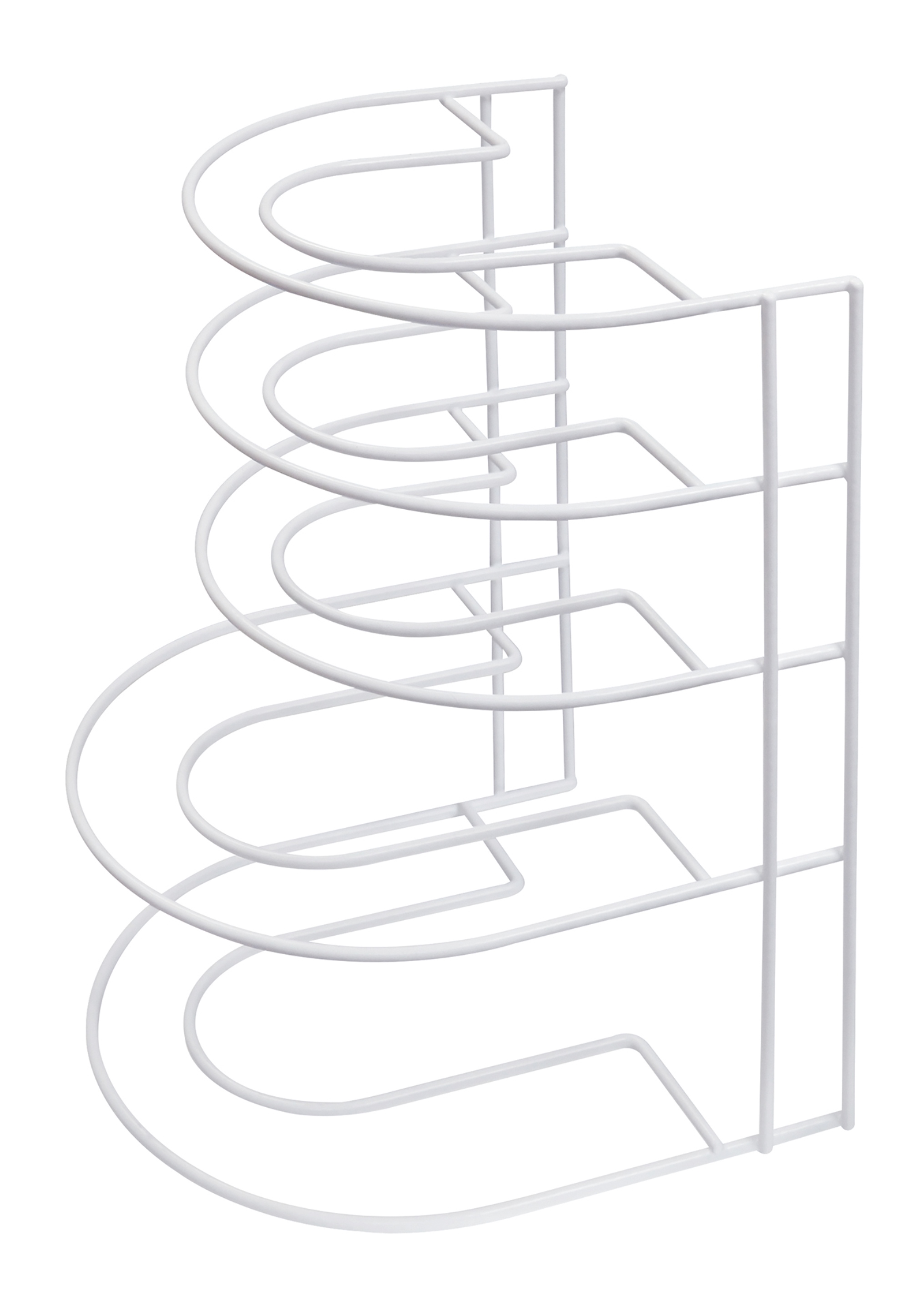 Pots & Pans Organizer - White-009-09039 Pots & Pans Organizer - White-009-09039