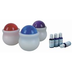 Point-Relief Hand-held massage roller, large revolving ball