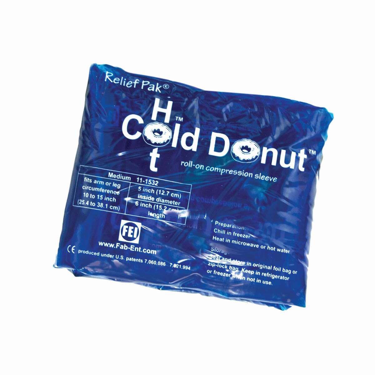 Relief Pak Donut cold/hot compression sleeve, medium