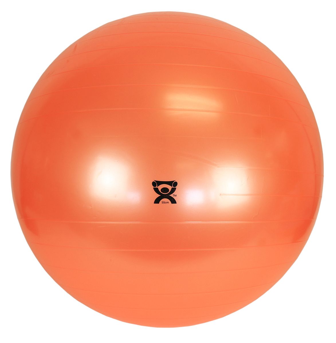 Cando Inflatable Exercise Ball - Orange - 22" (55 cm)