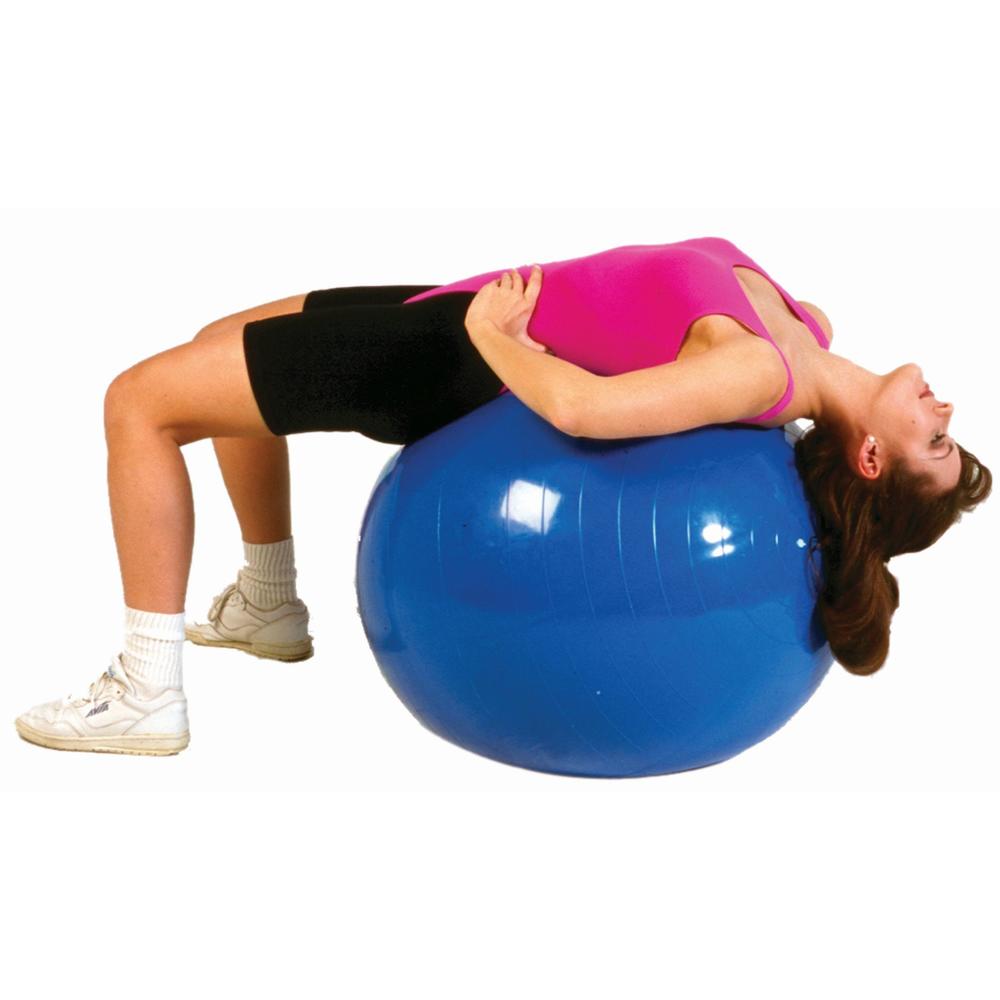 Cando Inflatable Exercise Ball - Blue - 34" (85 cm)