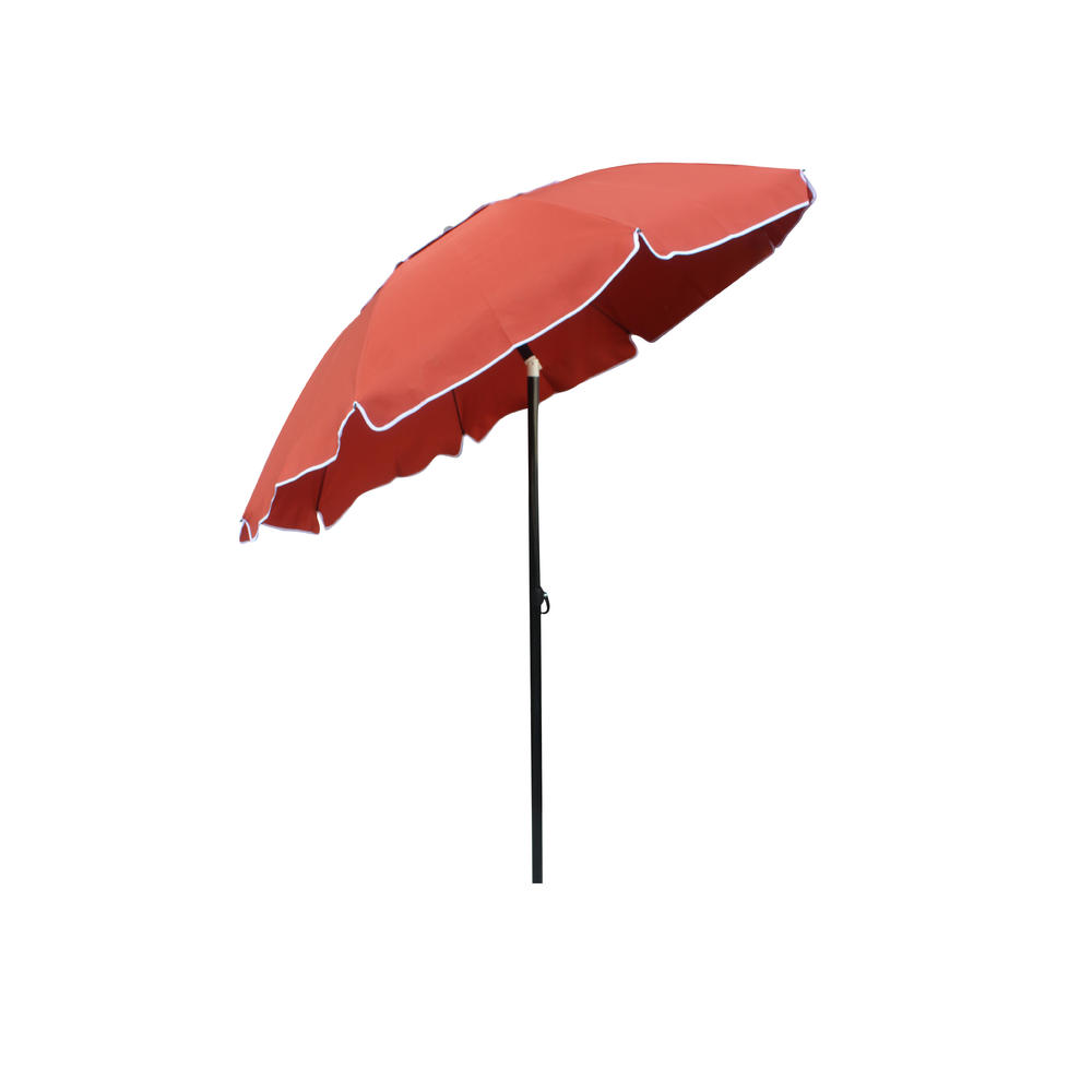 Essential Garden Resin 6.5' Patio Umbrella - Rust