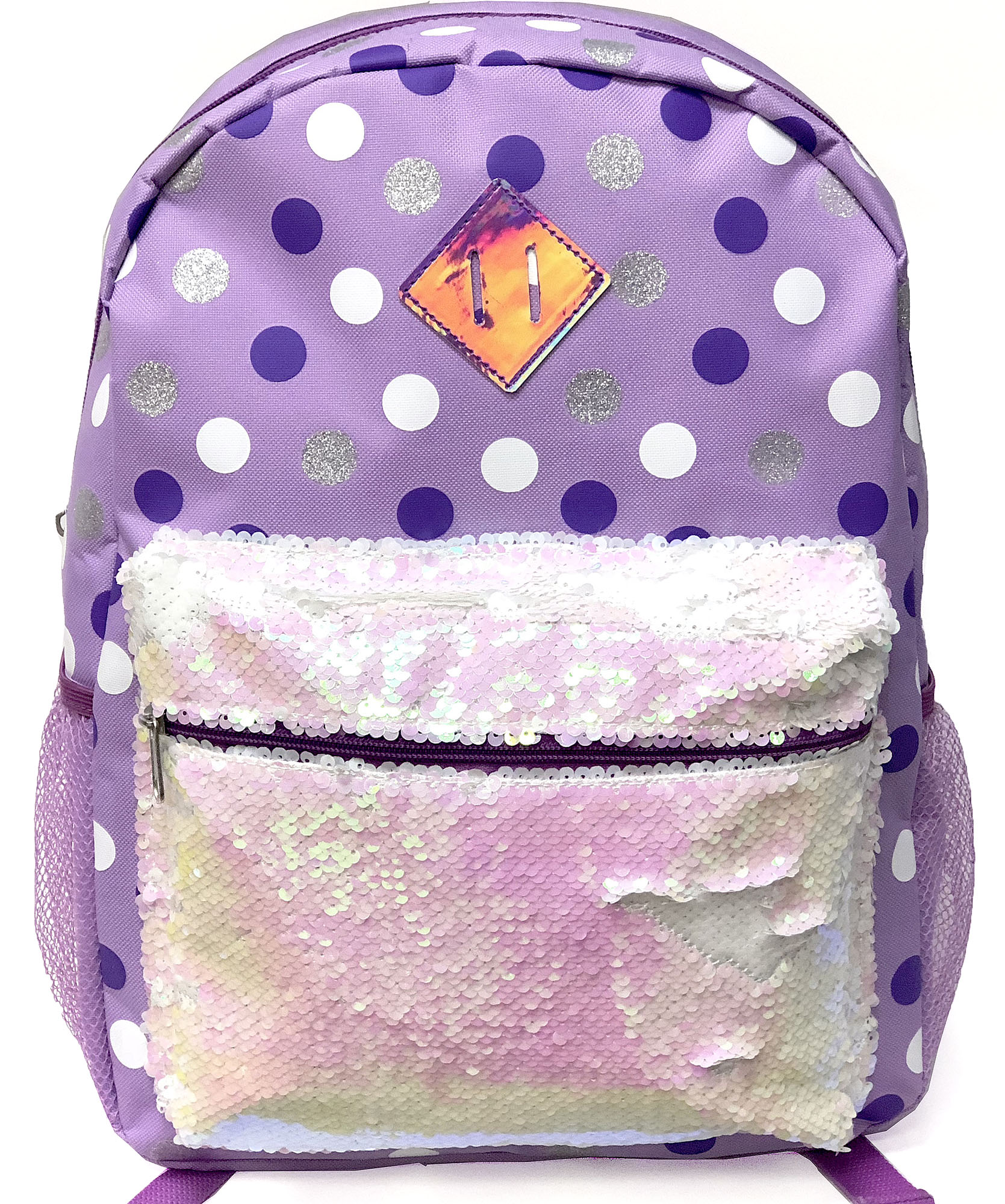 16 in. Girl Reverse Sequins Backpack 16 in. Girl Reverse Sequins Backpack