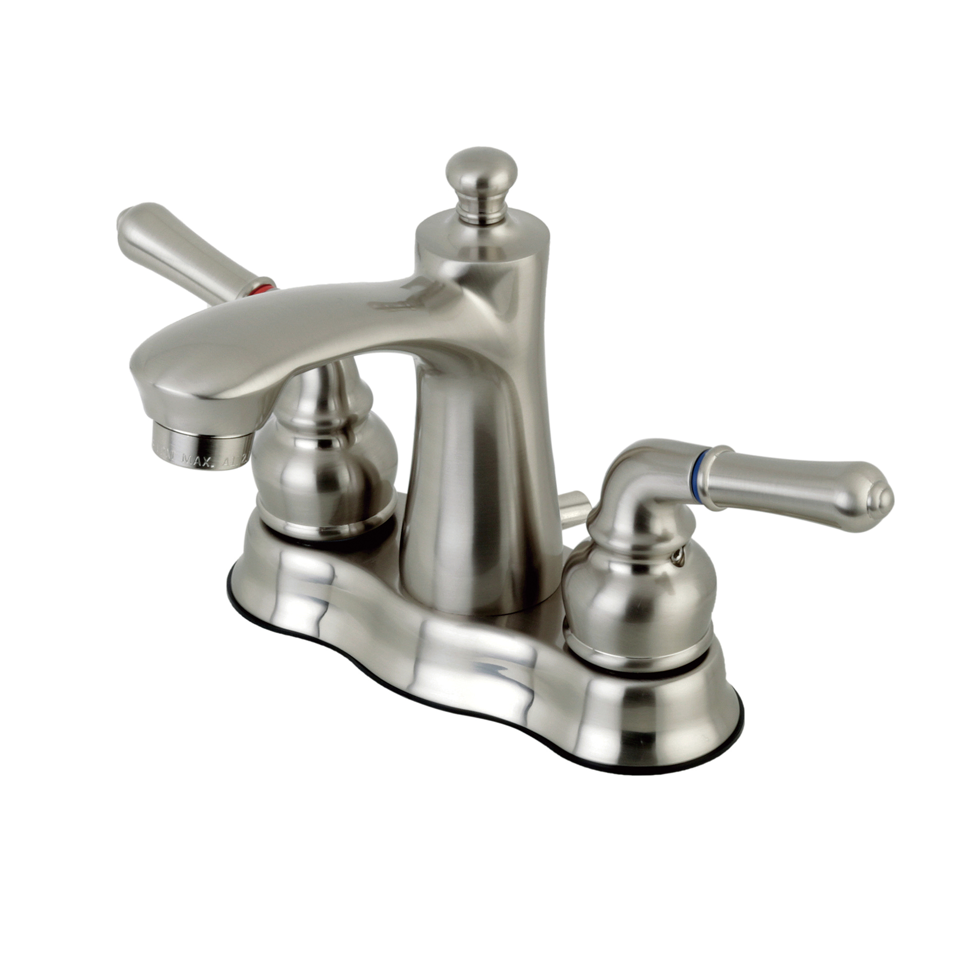 Kingston Brass FB7618NML Naples 4-inch Centerset Lavatory Faucet