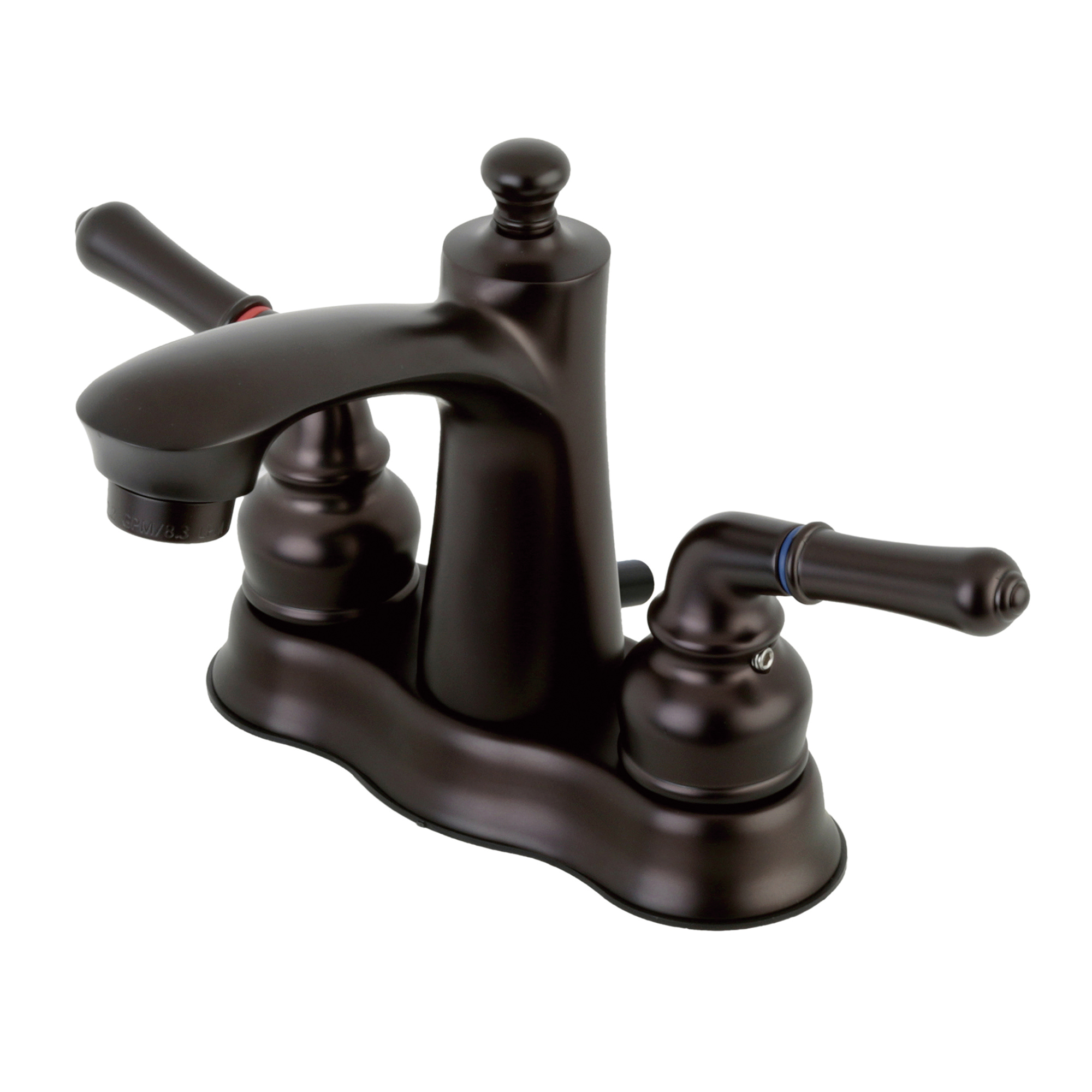 Kingston Brass FB7615NML Naples 4-inch Centerset Lavatory Faucet
