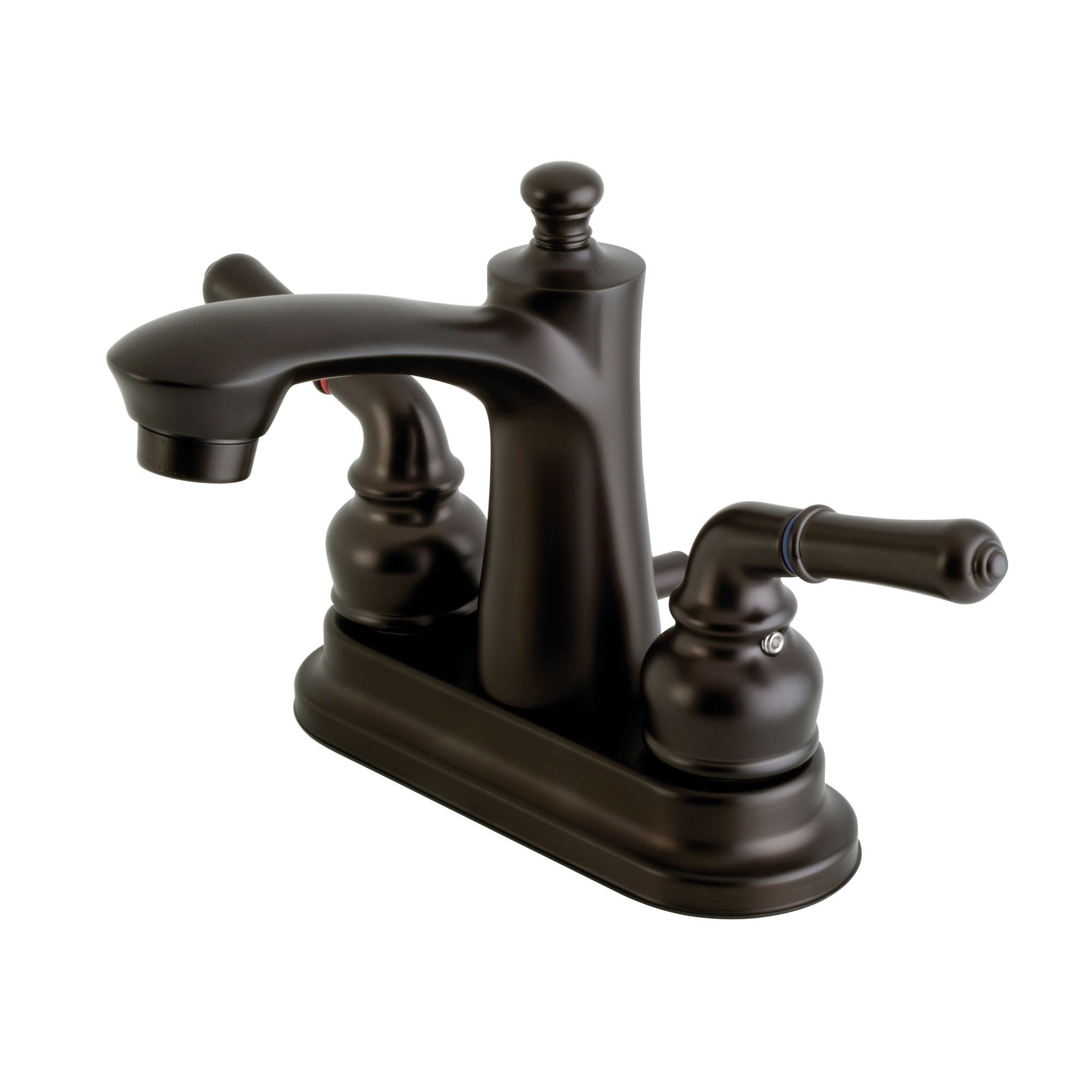 Kingston Brass FB7625NML Naples 4-inch Centerset Lavatory Faucet