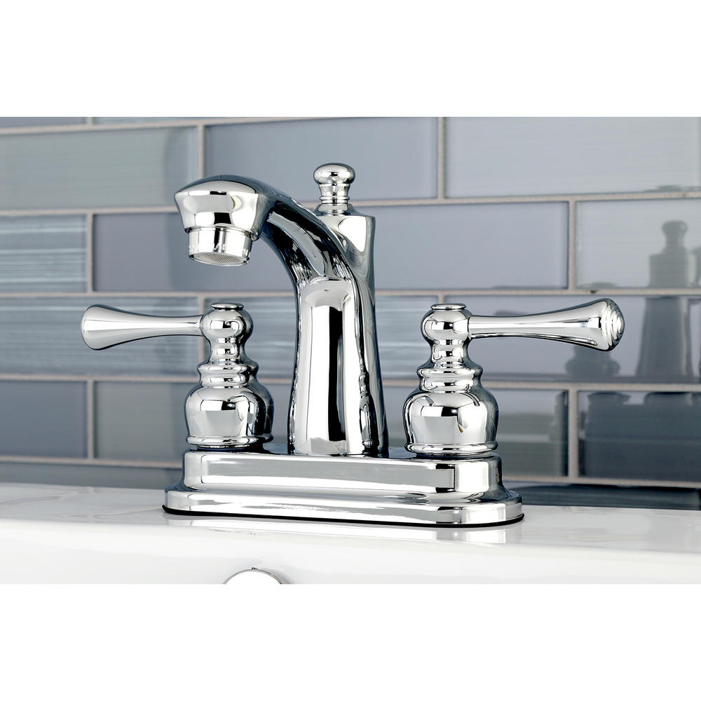 Kingston Brass FB7621BL Vintage 4-inch Centerset Lavatory Faucet