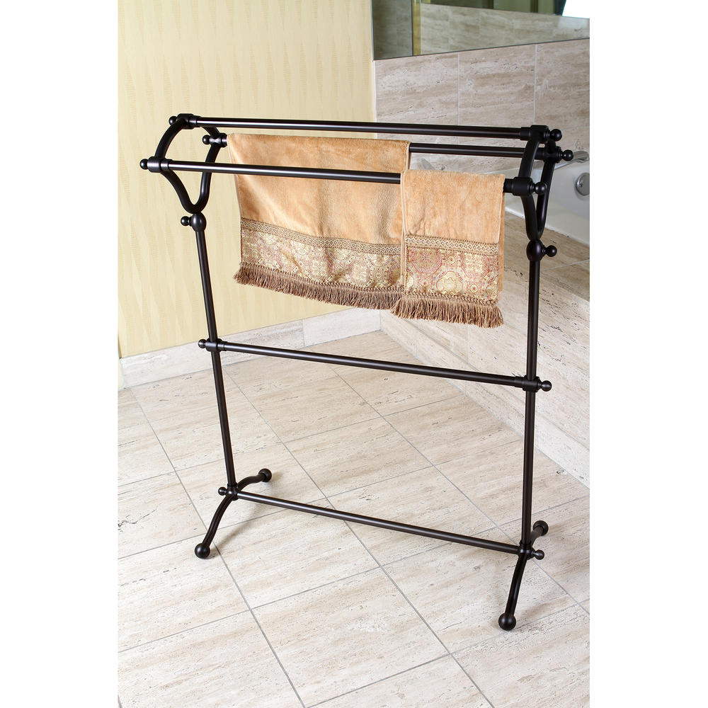 Edenscape SCC2285 Pedestal YType Towel Rack, Oil Rubbed Bronze