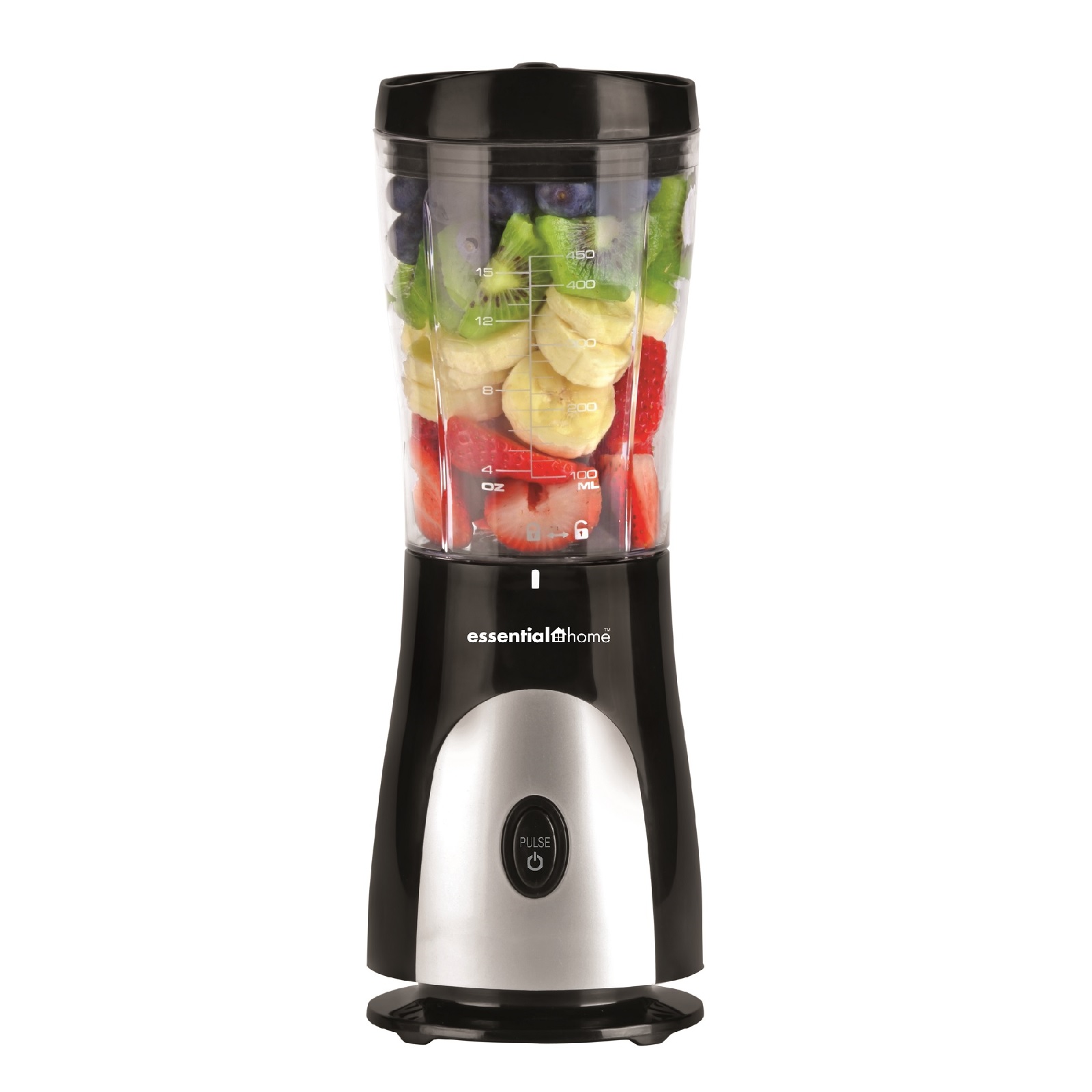 Essential Home HR2570 15 oz. Personal Blender, Black Essential Home HR2570 15 oz. Personal Blender, Black
