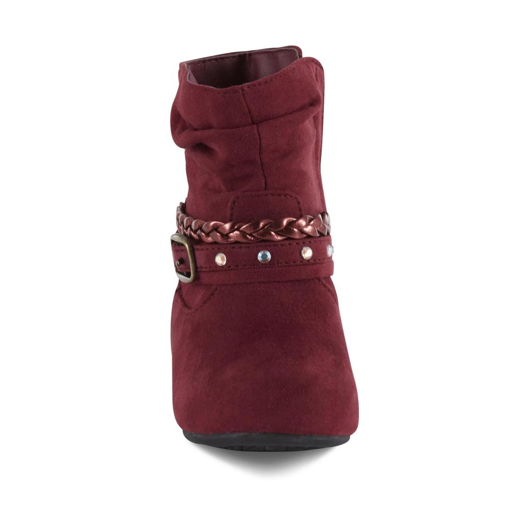 CRB Girl Toddler Girls' Malia Red Ankle Boot