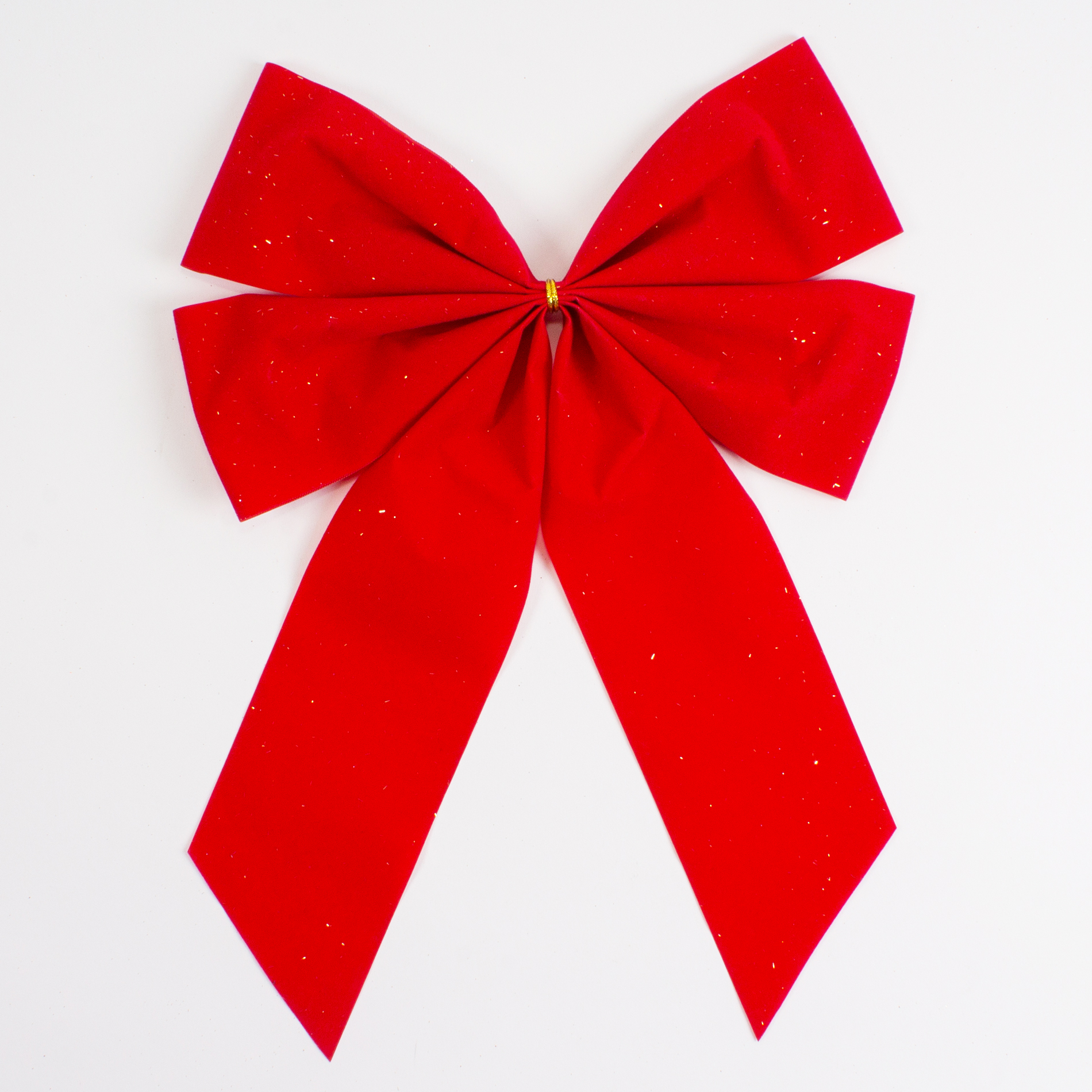 TrimaHome Large Red Wreath Bow