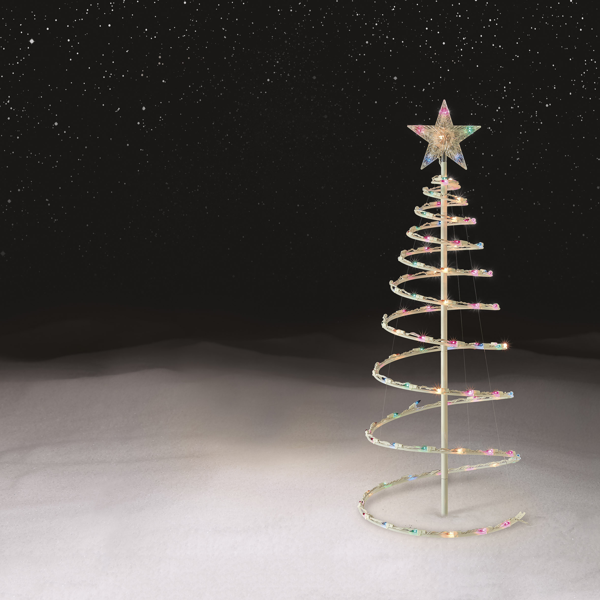 TrimaHome 3.5' Spiral Tree 100 Lt MultiColored Shop Your Way