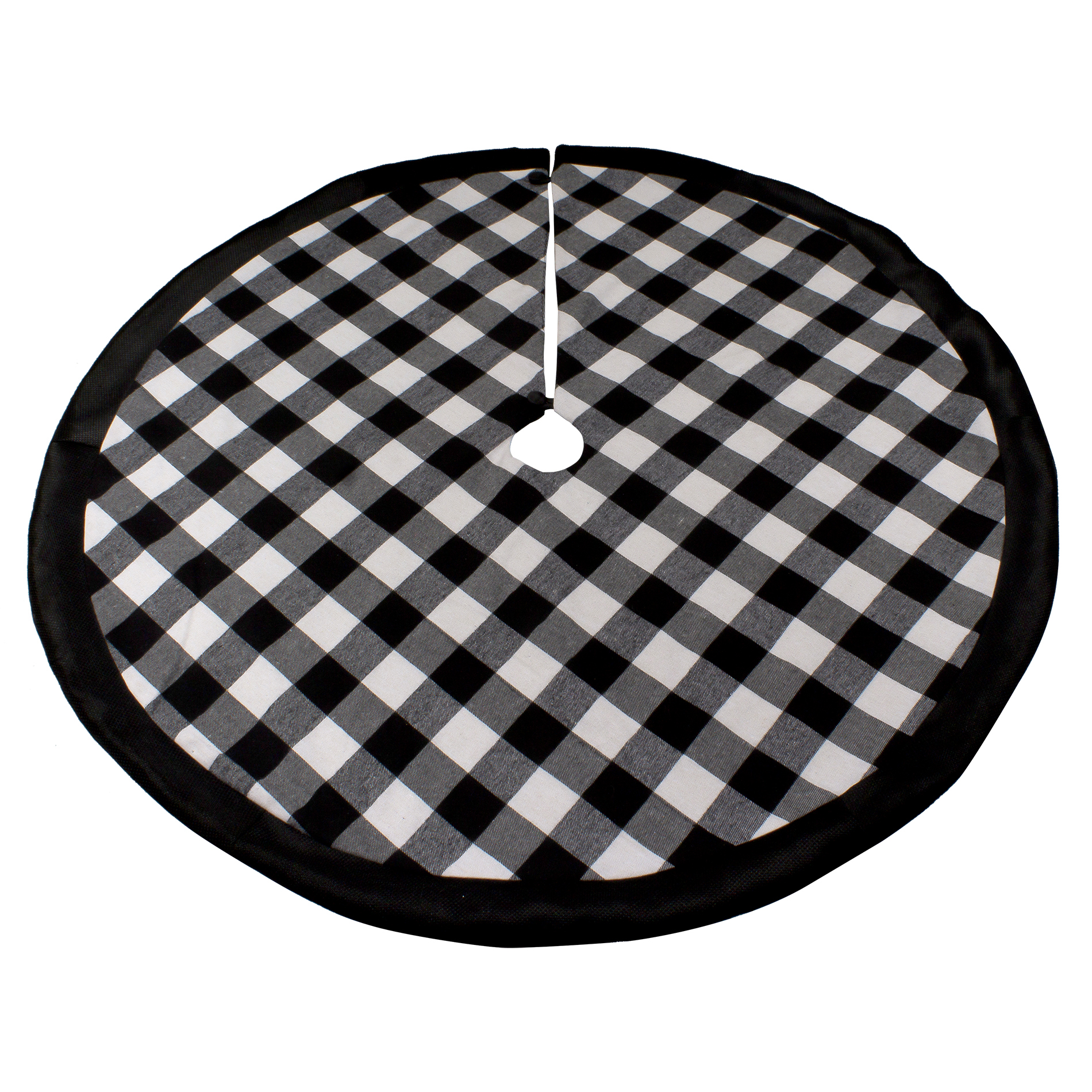 Black And White Christmas Tree Skirt