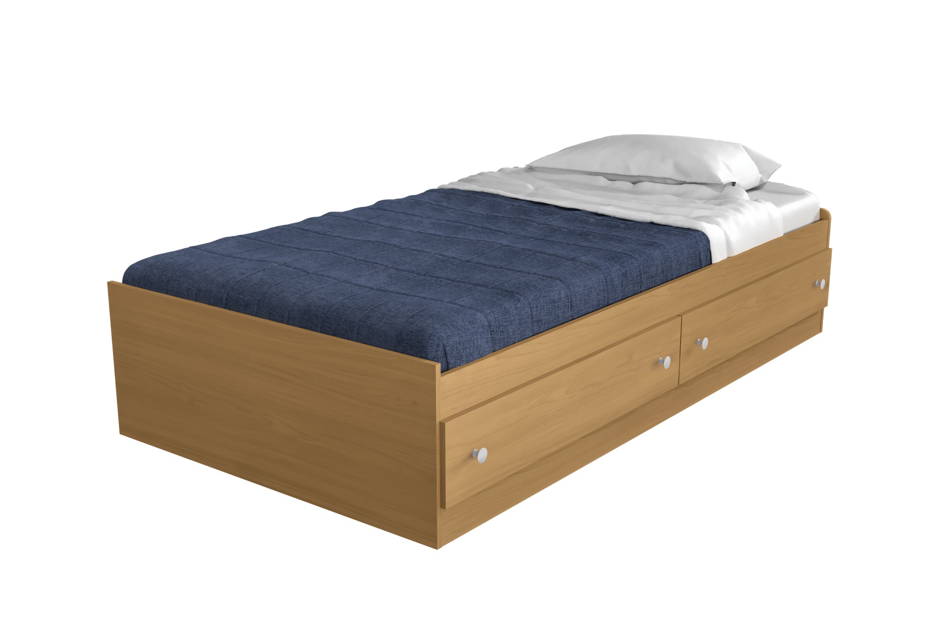 Essential Home Belmont 2.0 Mates Twin Bed - Light Brown, Black Essential Home Belmont 2.0 Mates Twin Bed - Light Brown, Black