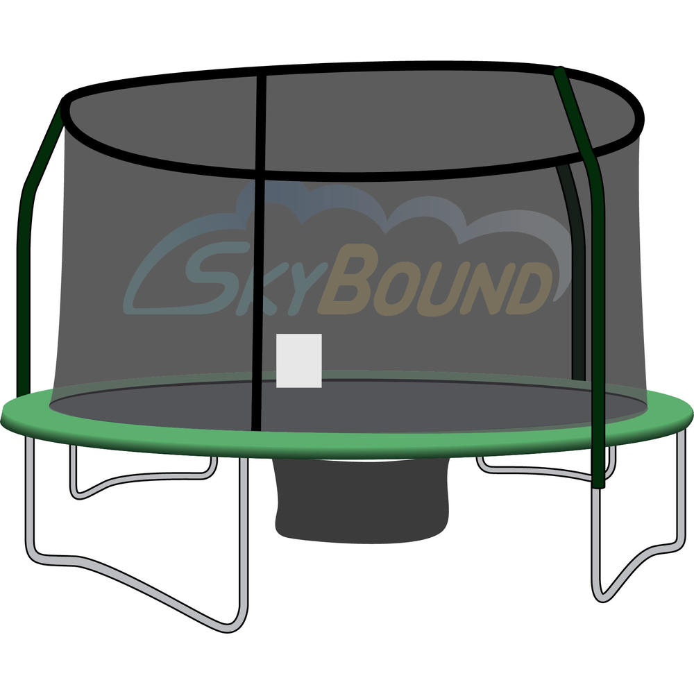 Skybound 14Ft Trampoline Net (Fits Jumpking, Bazoongi, Orbounder Brands With 4 Pole Enclosures Using Fiberglass G3 Top Rings) -Net Only