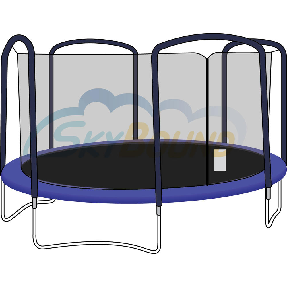 Skybound 15Ft Trampoline Net (Fits Jumpking, Bazoongi, Orbounder Brands With 4 Arched-Pole Enclosures) -Net Only